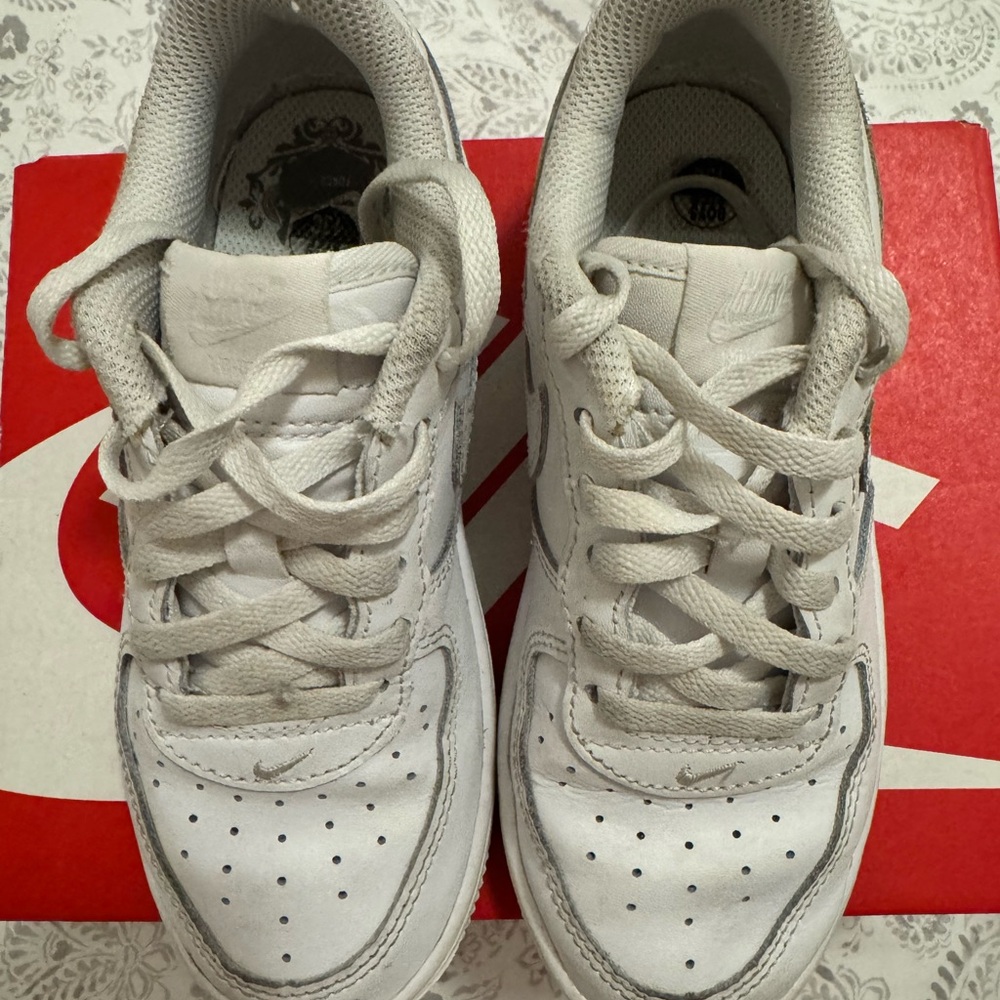Kids Nike Air Force White